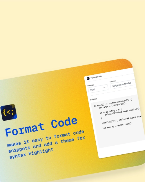 Format Code